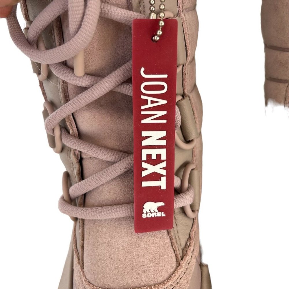 Sorel Boots Joan Of Arctic Next Faux Fur Waterproof Mauve Pink - Picture 7 of 12